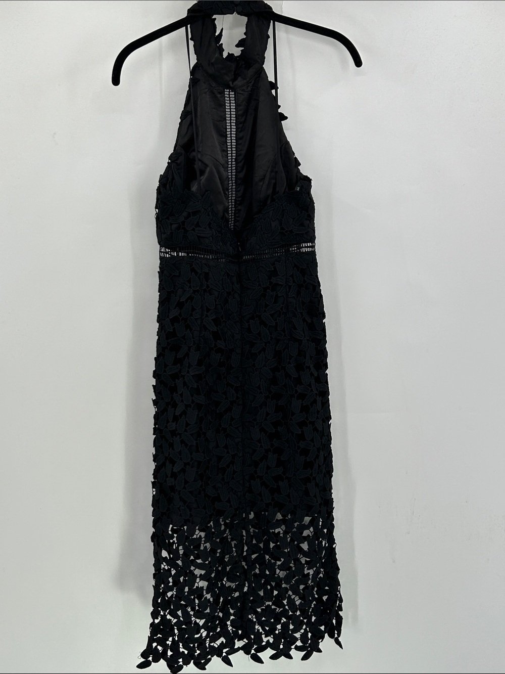 Bardot Gemma Halter Lace Sheath Dress in Black Size 4 NEW WITH TAGS - Picture 6 of 10